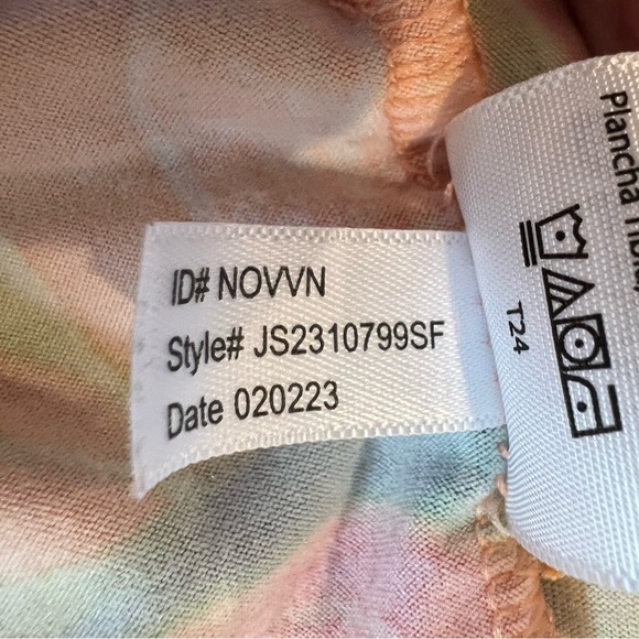 NWOT Joyspun Papaya and Banana Print Shorts with elastic waist and Pockets XL - Picture 7 of 7